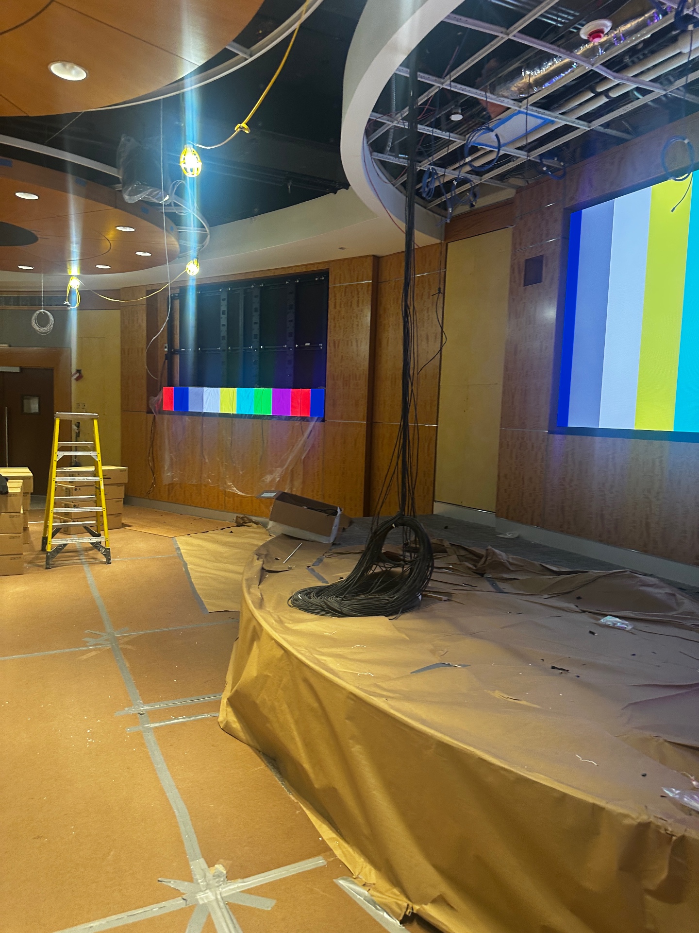 Auditorium Dual-Display AV Upgrade detail 1