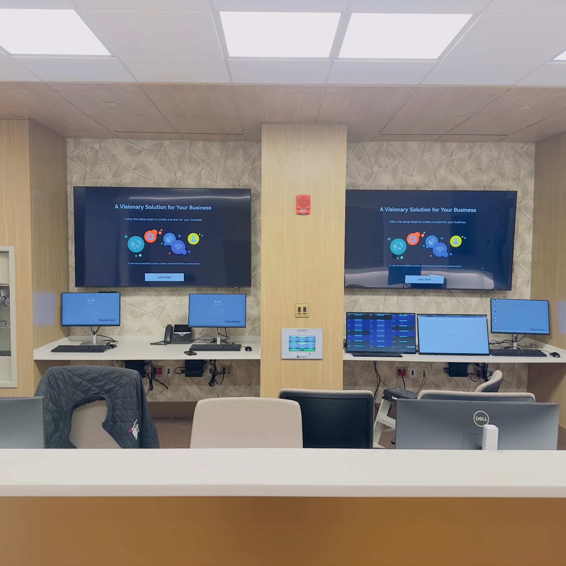 ICU Workstation EPIC Display Wall
