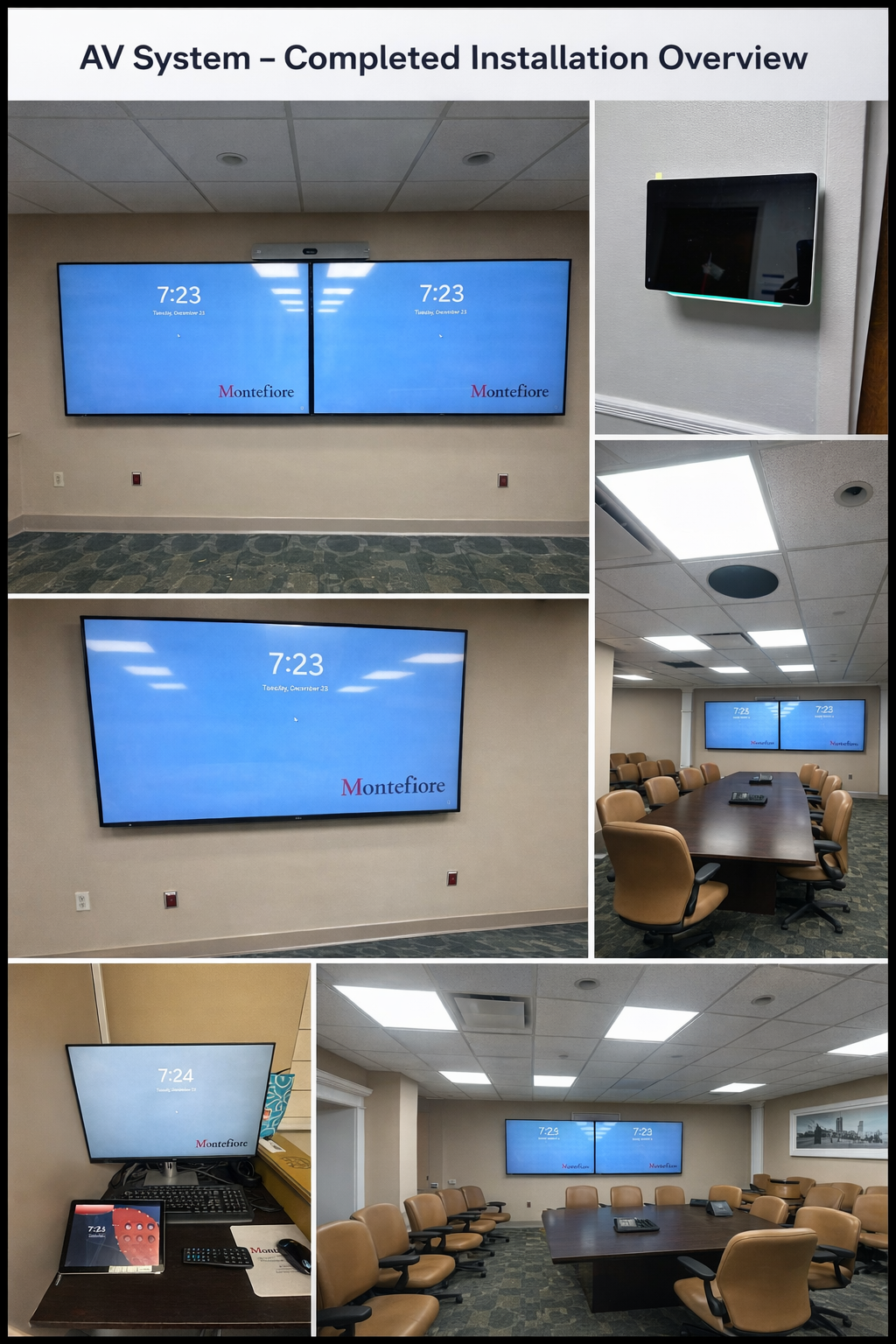 Conference Room AV System Installation